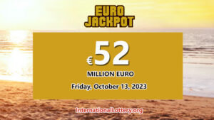 2023年10月10日：一位幸运玩家赢得了百万美元 – EuroJackpot 奖金达到 52,000,000 美元。